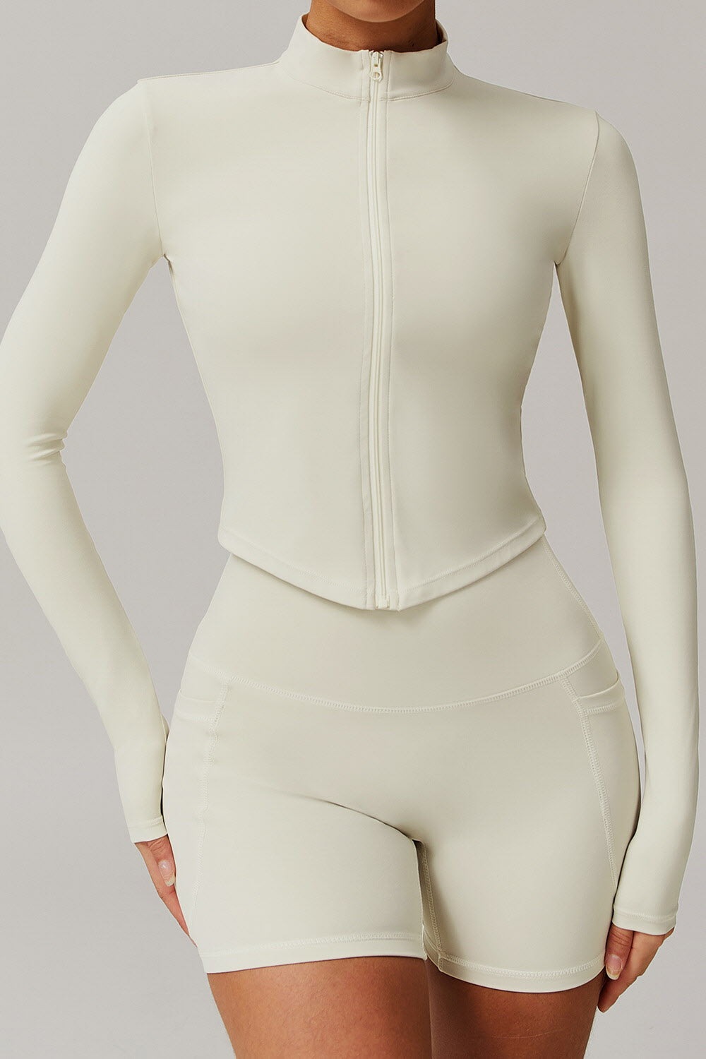 Zip-Up Sculpt Jacket