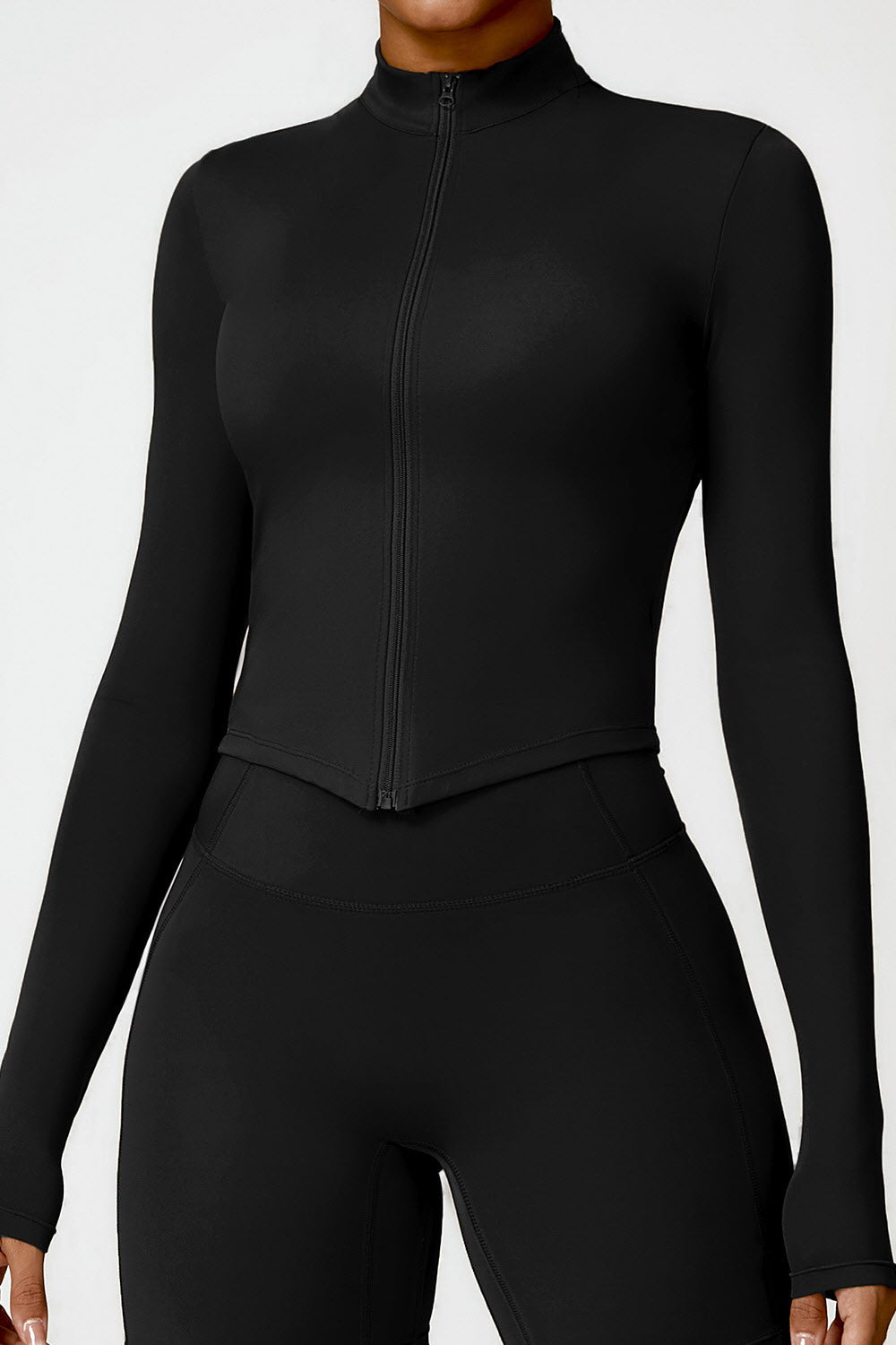 Zip-Up Sculpt Jacket