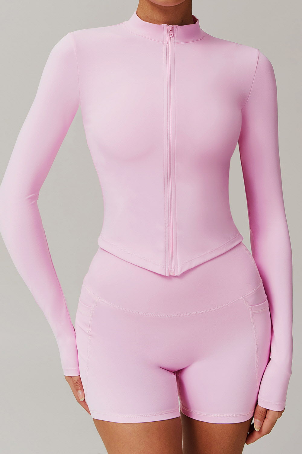 Zip-Up Sculpt Jacket
