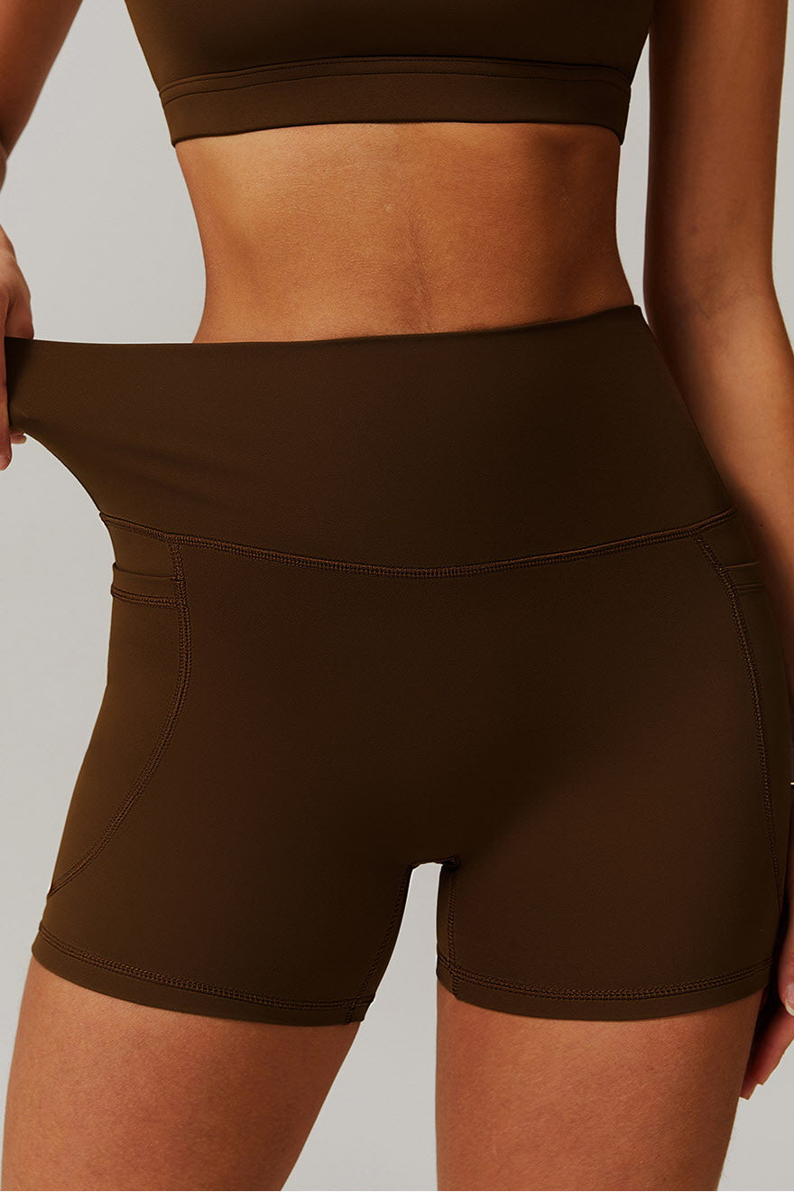 High-Waist Sculpt Pocket Shorts