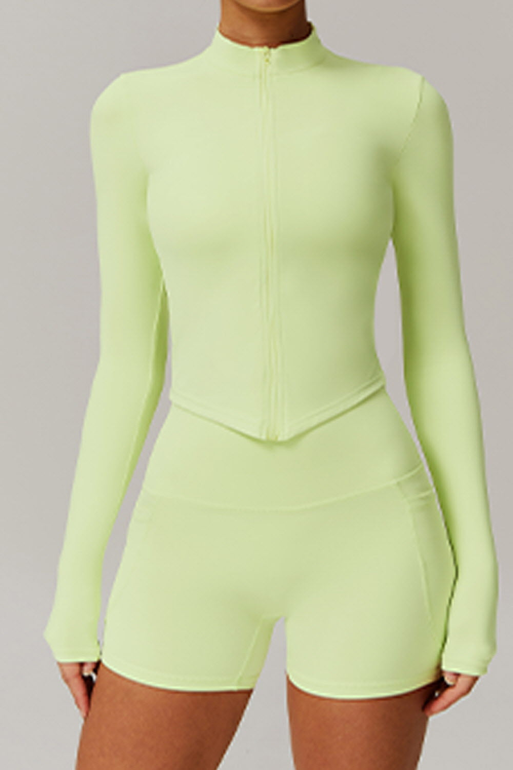 Zip-Up Sculpt Jacket