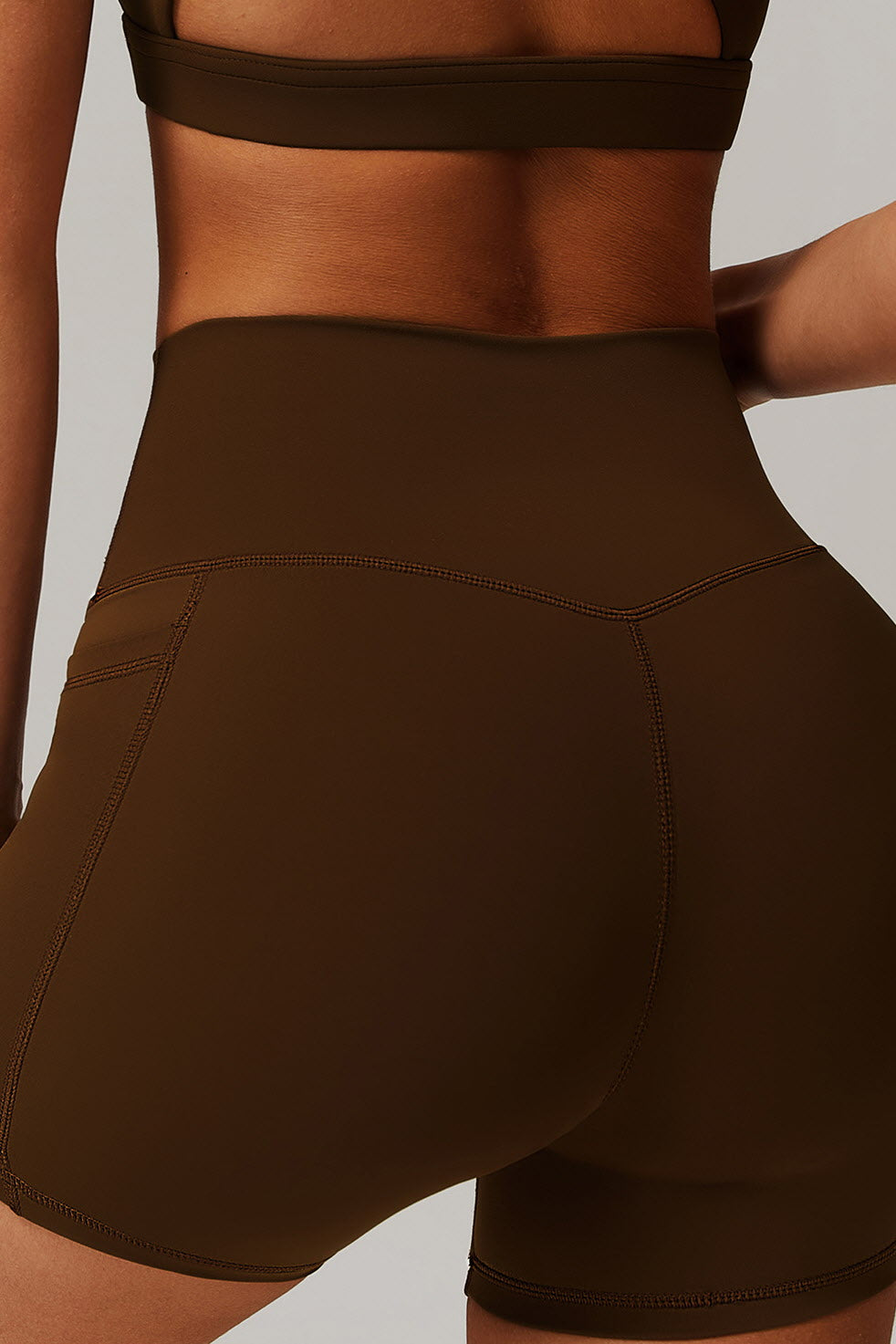 High-Waist Sculpt Pocket Shorts