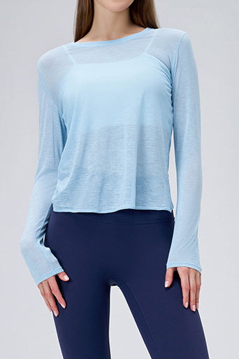 Cross Back Breathable Layer Top