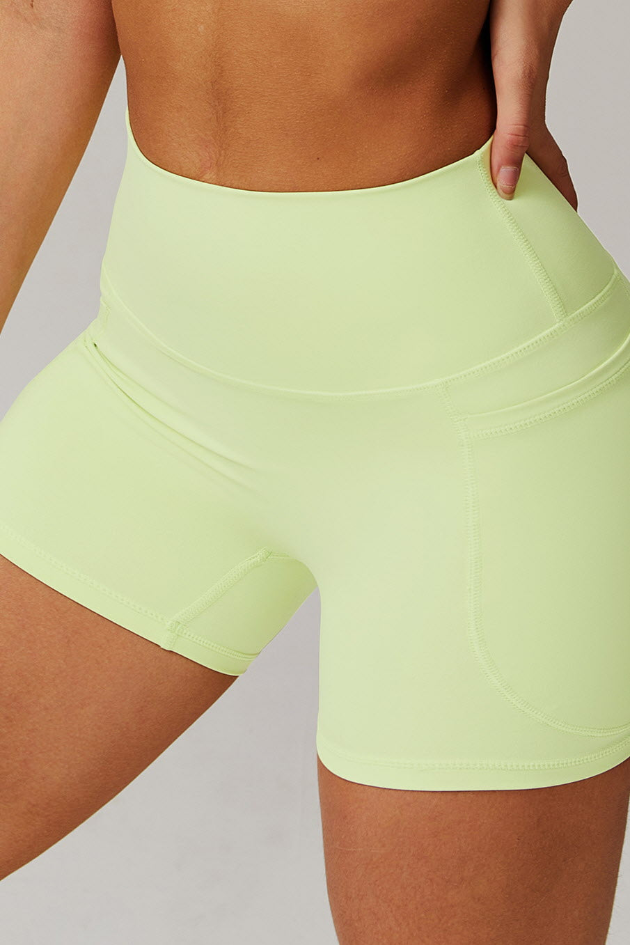 High-Waist Sculpt Pocket Shorts