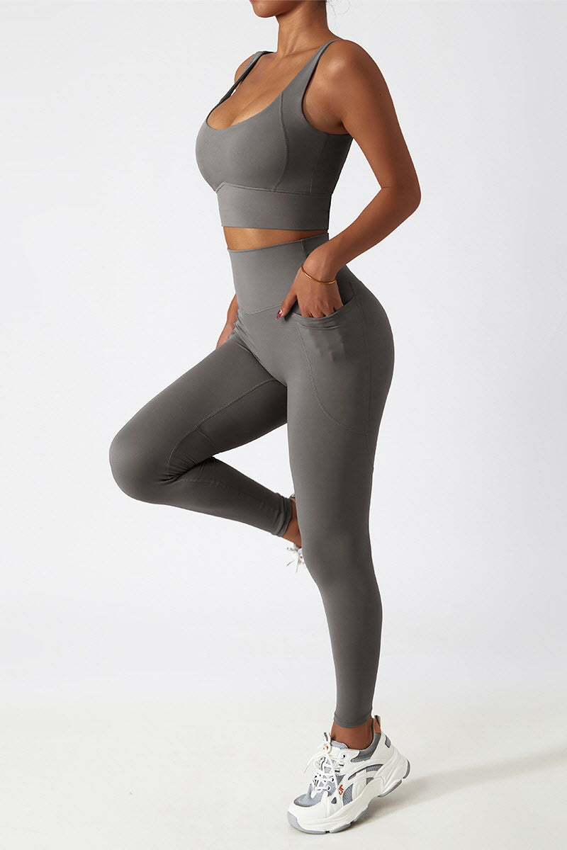 High-Waist Sculpt Pocket Leggings