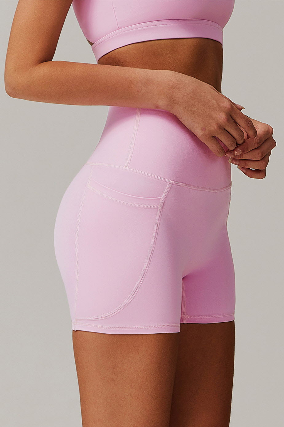 High-Waist Sculpt Pocket Shorts