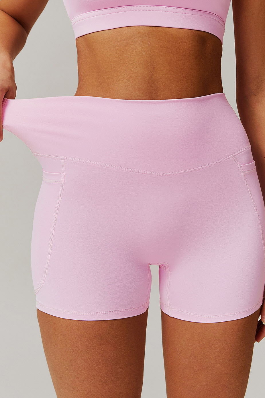 High-Waist Sculpt Pocket Shorts