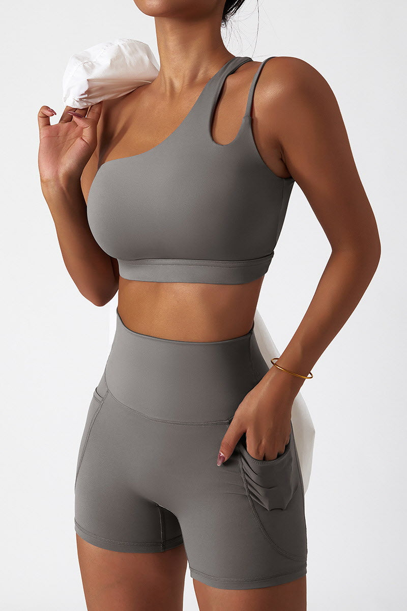 High-Waist Sculpt Pocket Shorts