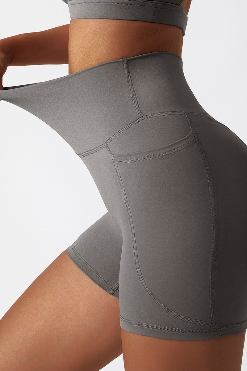 High-Waist Sculpt Pocket Shorts