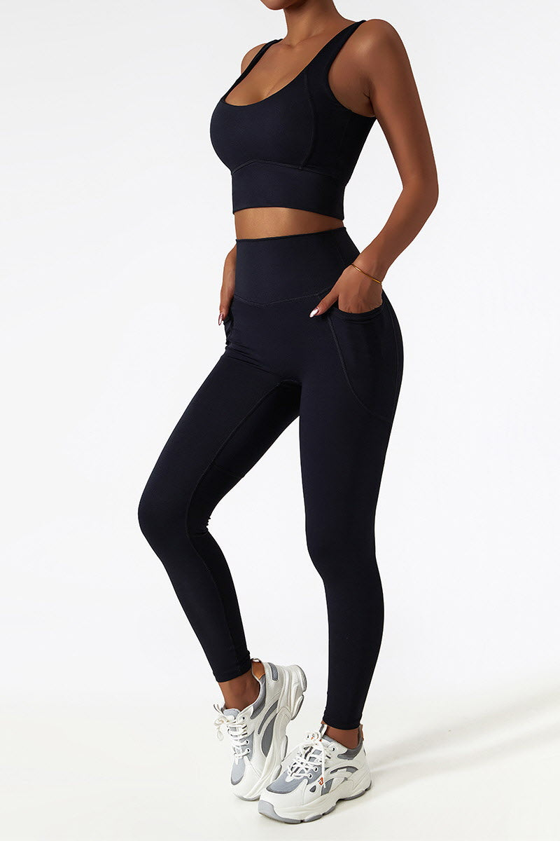 High-Waist Sculpt Pocket Leggings