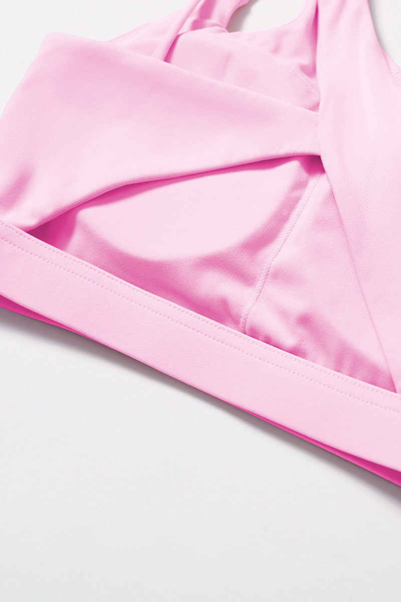 One-Shoulder Shockproof Yoga Bra