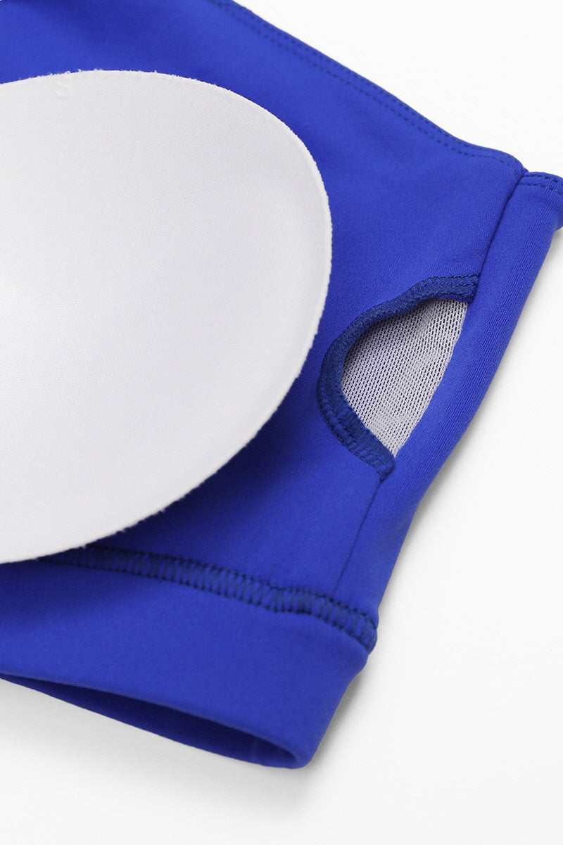 One-Shoulder Shockproof Yoga Bra