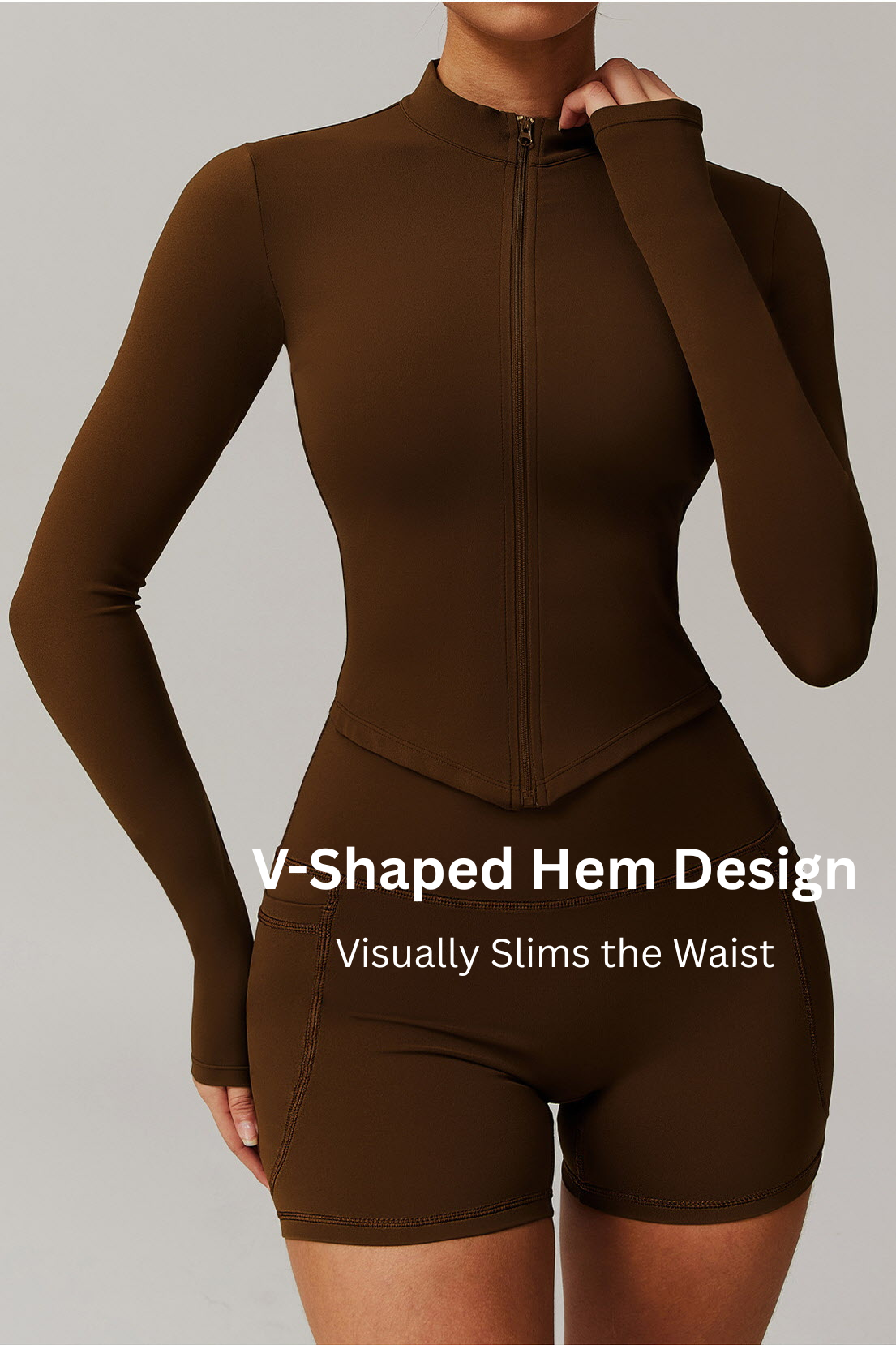 Zip-Up Sculpt Jacket