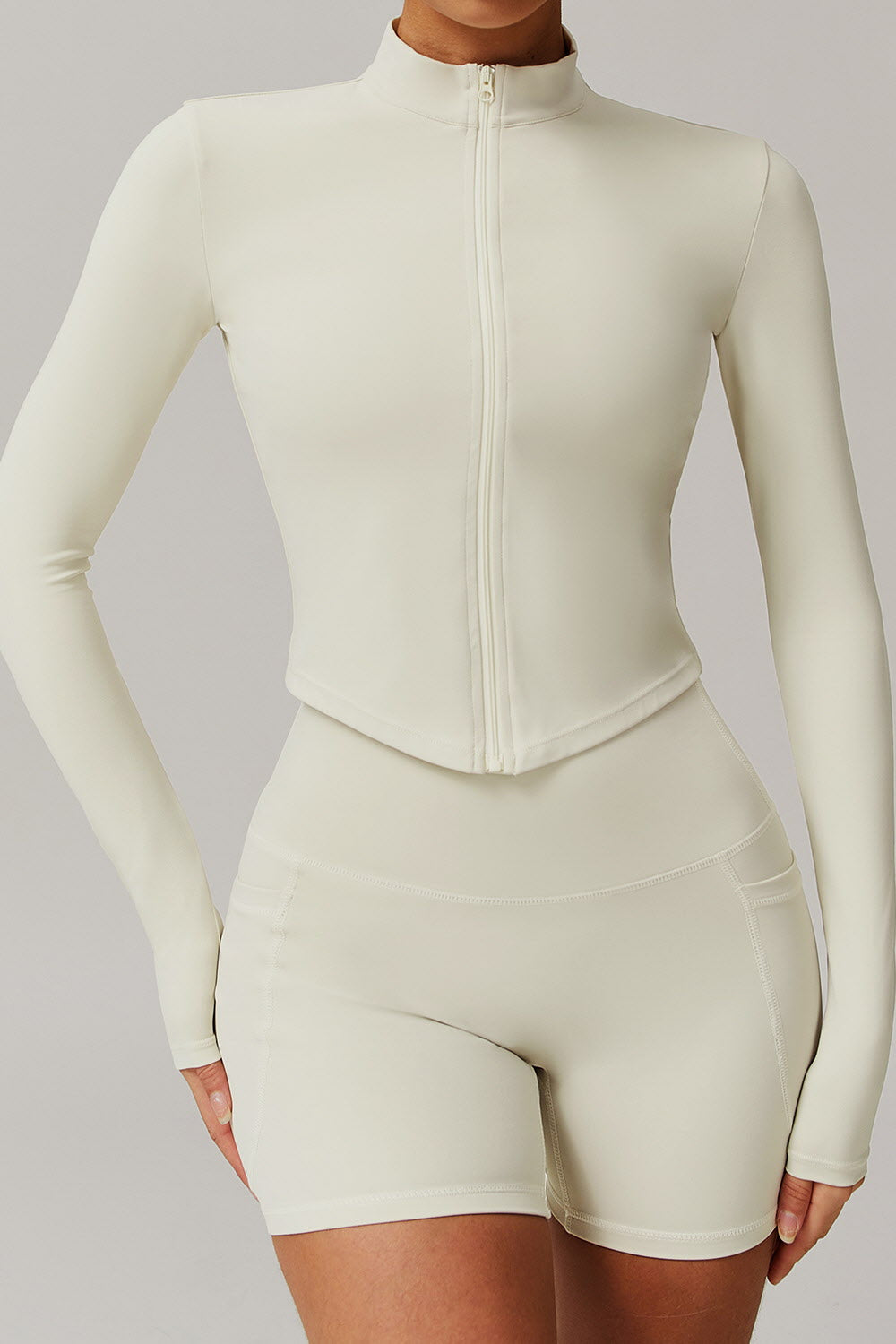 Zip-Up Sculpt Jacket