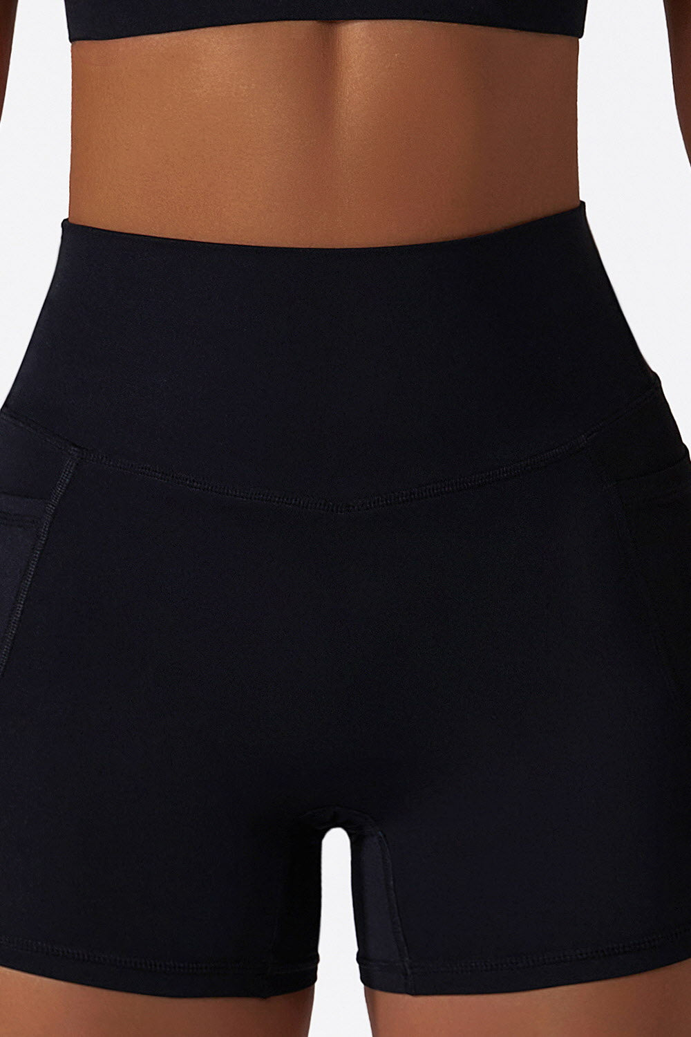 High-Waist Sculpt Pocket Shorts
