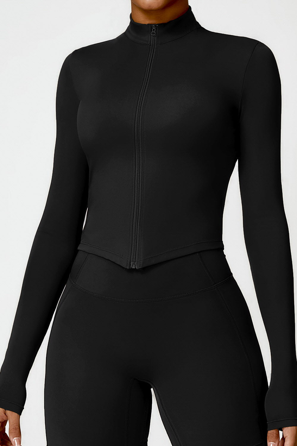 Zip-Up Sculpt Jacket