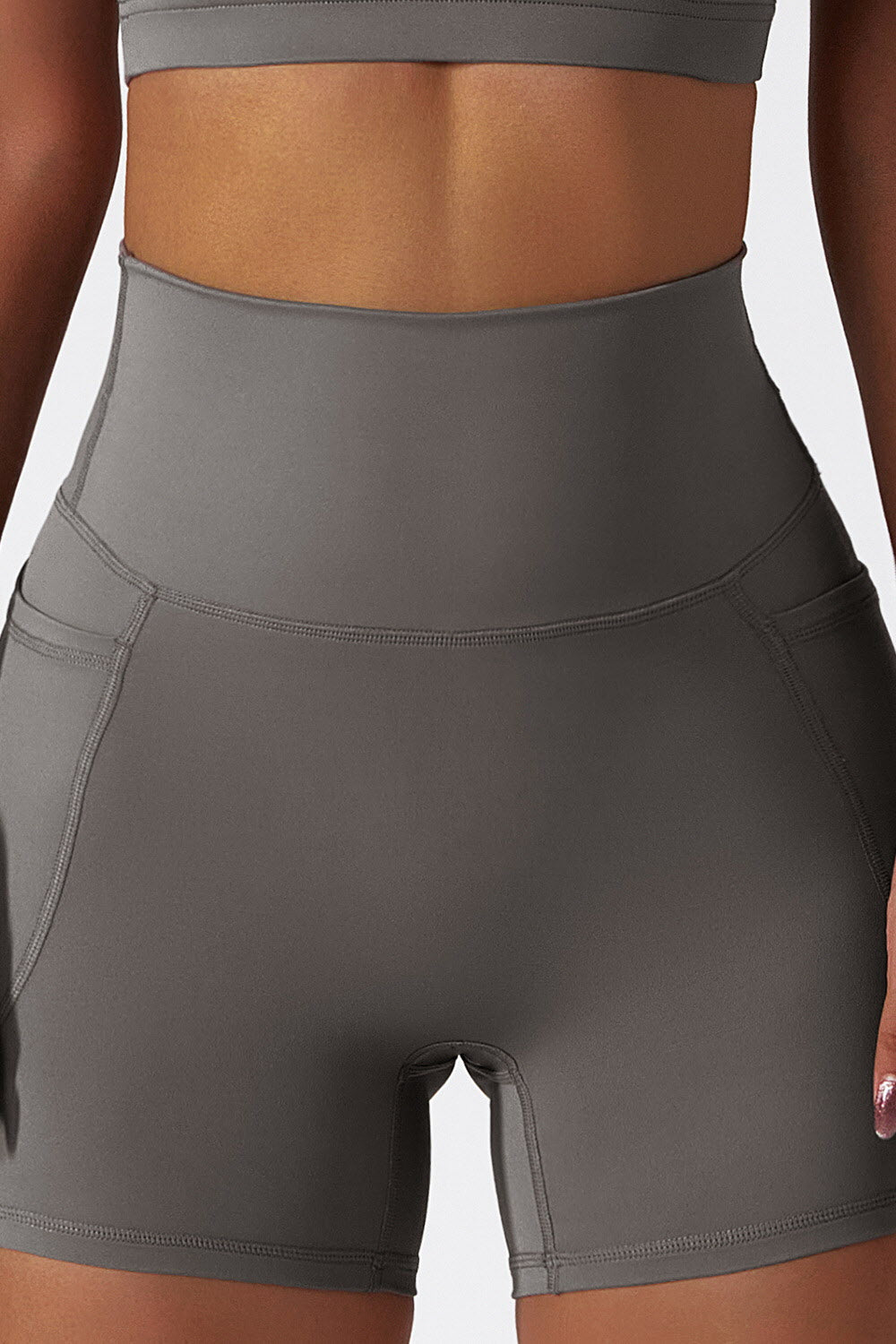 High-Waist Sculpt Pocket Shorts
