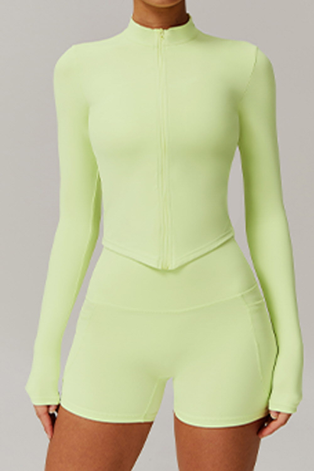 Zip-Up Sculpt Jacket