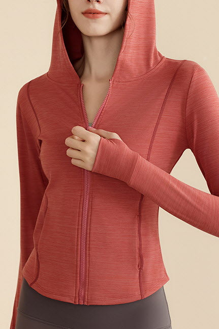 Arden Curve Zip Hoodie