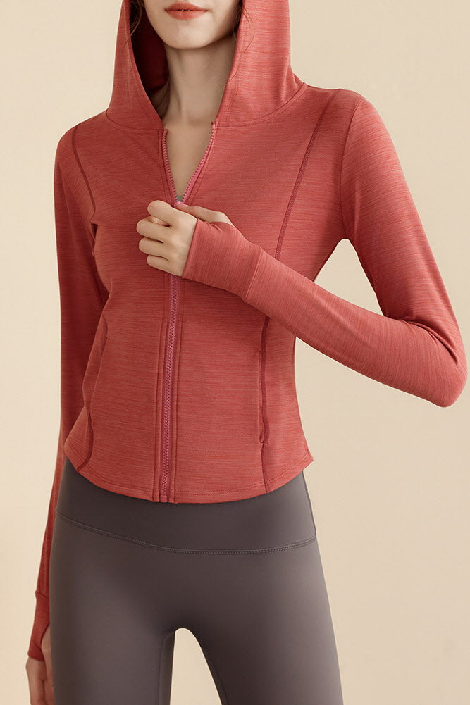 Arden Curve Zip Hoodie