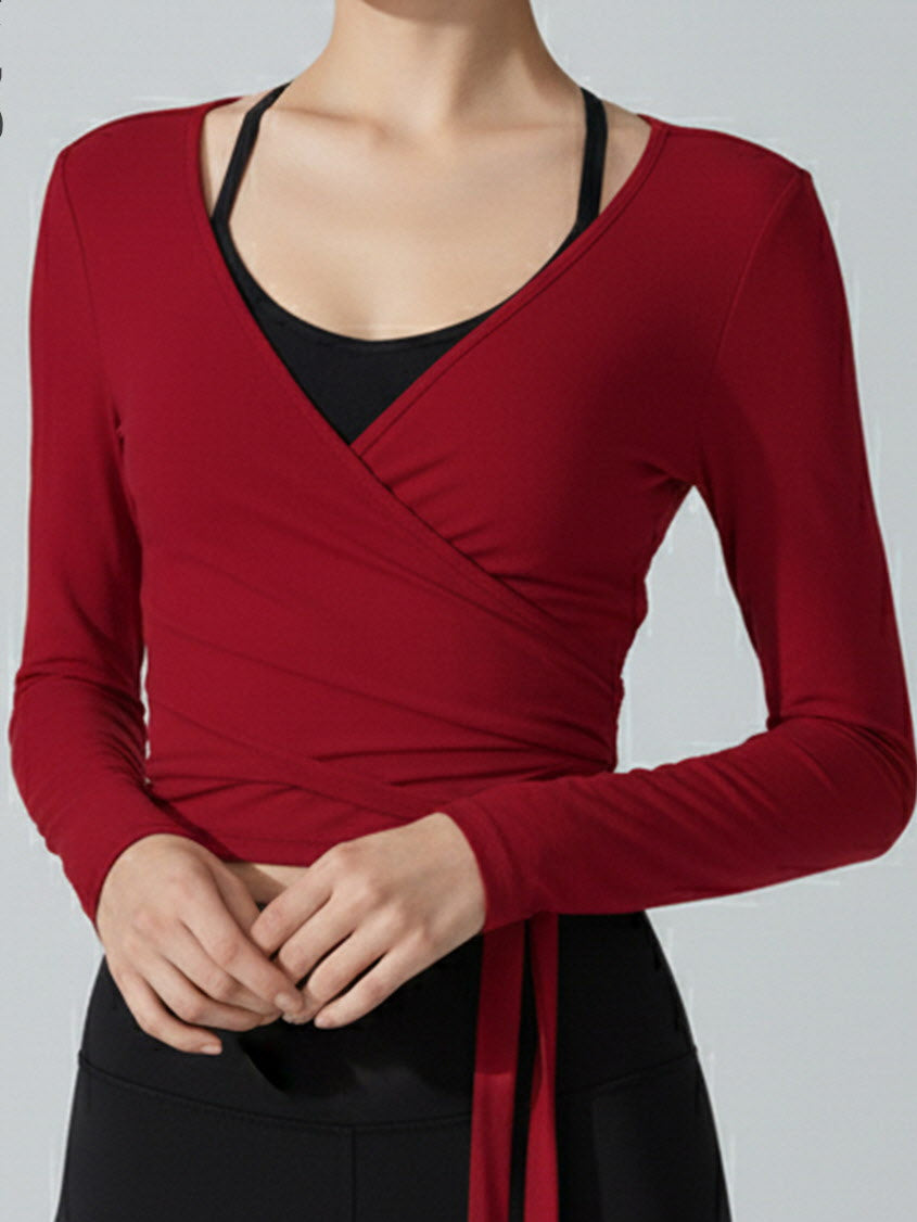 Velora Wrap Sculpt Top