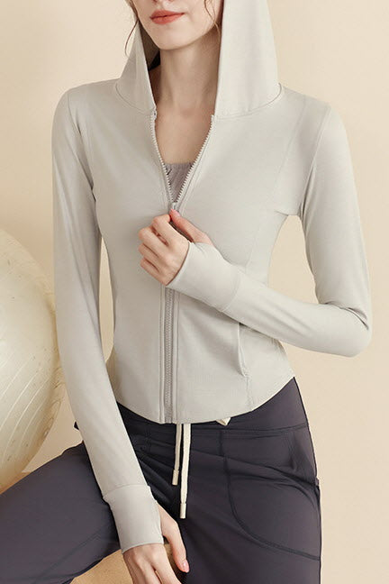 Arden Curve Zip Hoodie