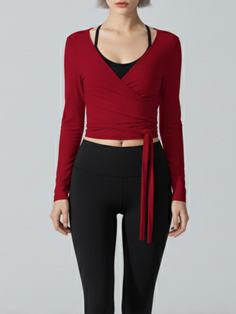 Velora Wrap Sculpt Top