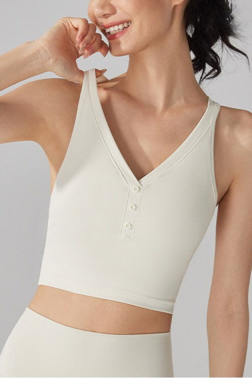 Prana Henley-Button Performance Top
