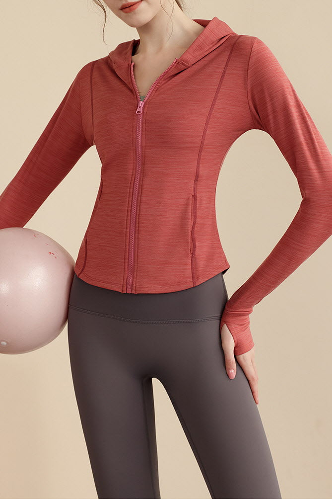 Arden Curve Zip Hoodie