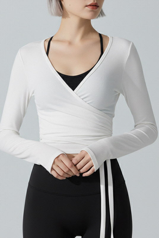 Velora Wrap Sculpt Top