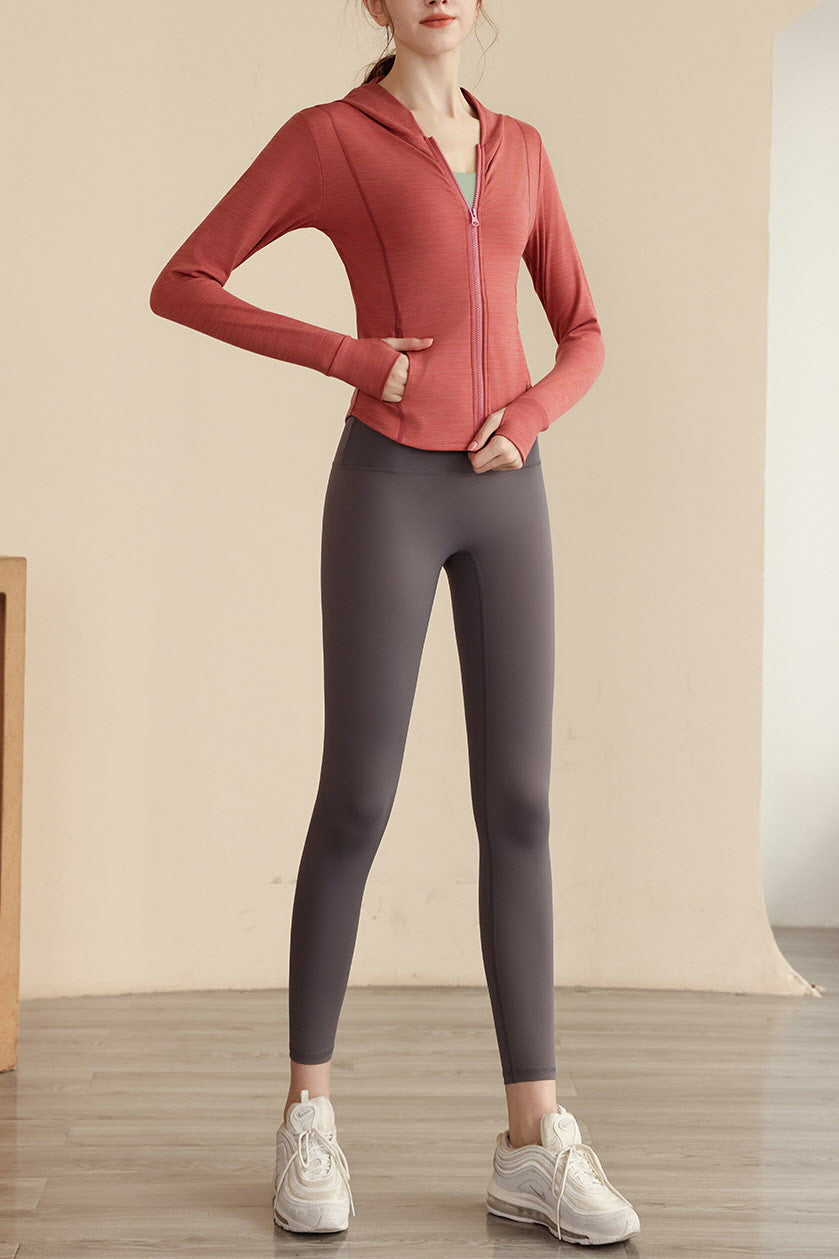 Arden Curve Zip Hoodie