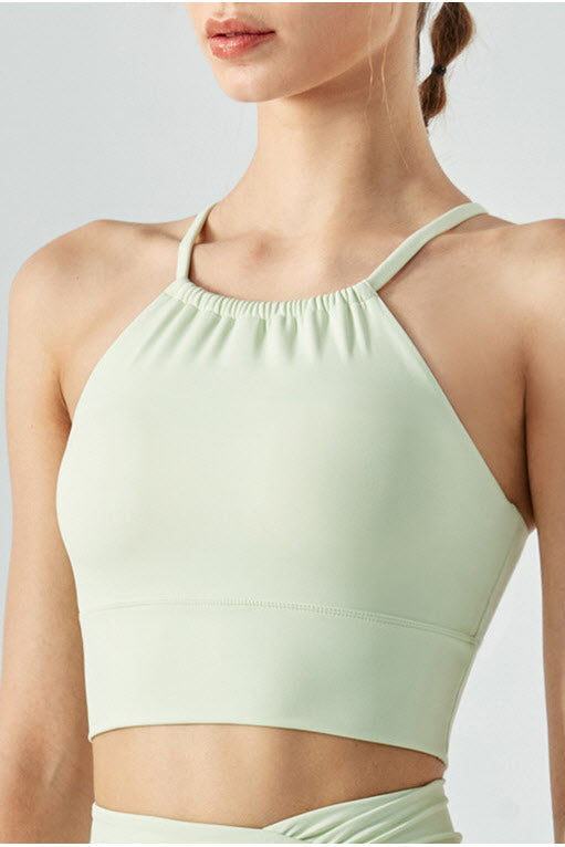 Shanti Gathered Halter Bra