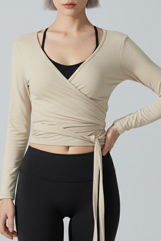 Velora Wrap Sculpt Top