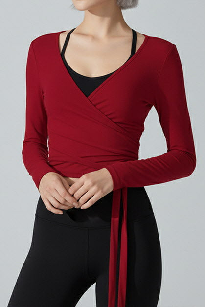 Velora Wrap Sculpt Top