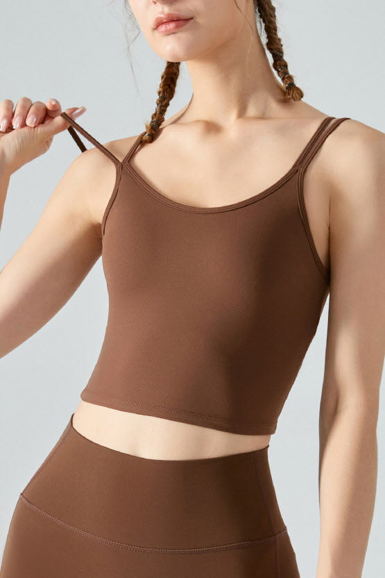 Prana Aura Skinny-Strap Bra Top