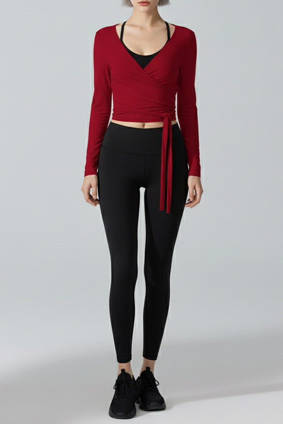 Velora Wrap Sculpt Top