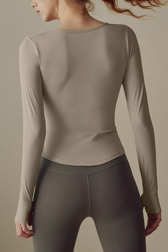 Shanti Zen Notch Long Sleeve