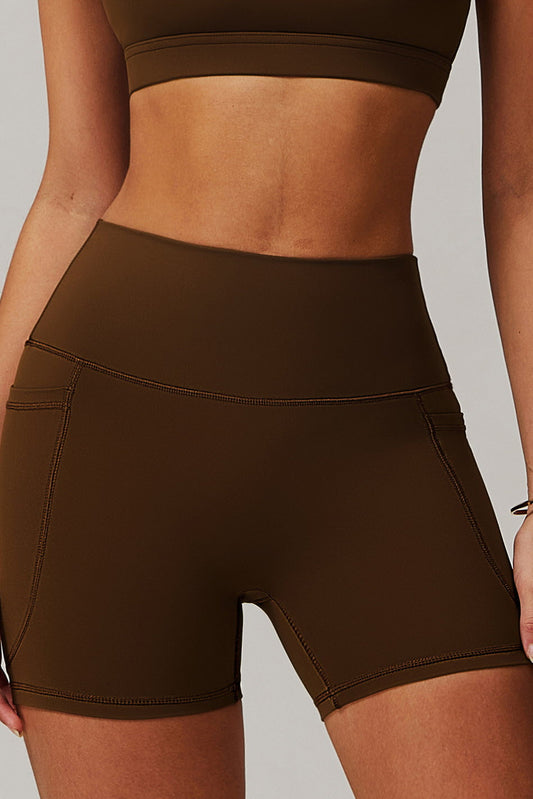 High-Waist Sculpt Pocket Shorts