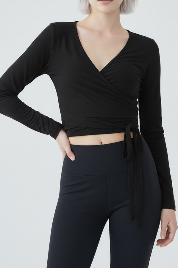 Velora Wrap Sculpt Top