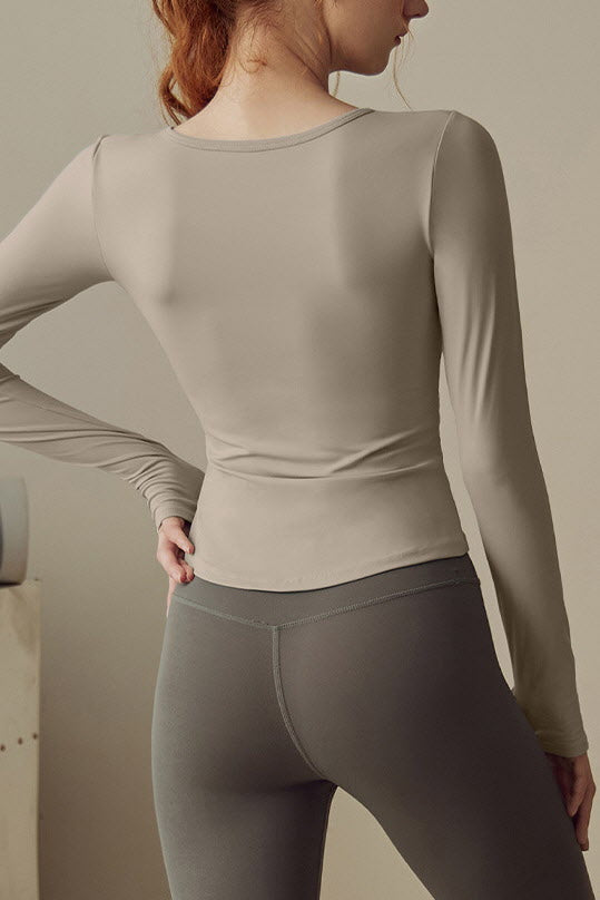 Shanti Zen Notch Long Sleeve