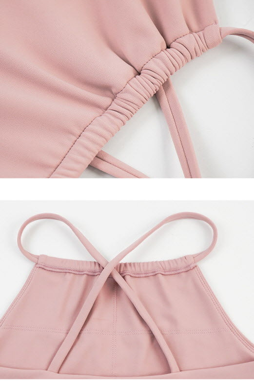 Shanti Gathered Halter Bra