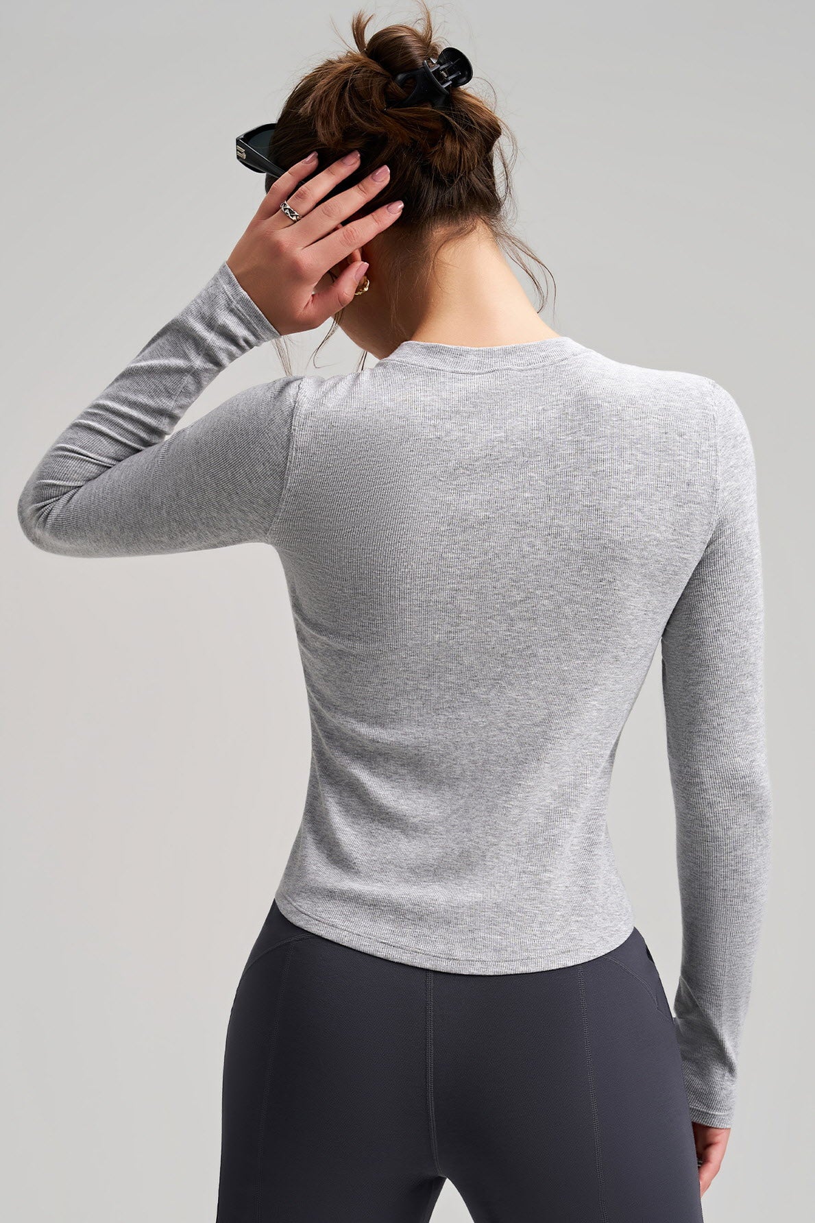 Aurelia Button Contour Long Sleeve