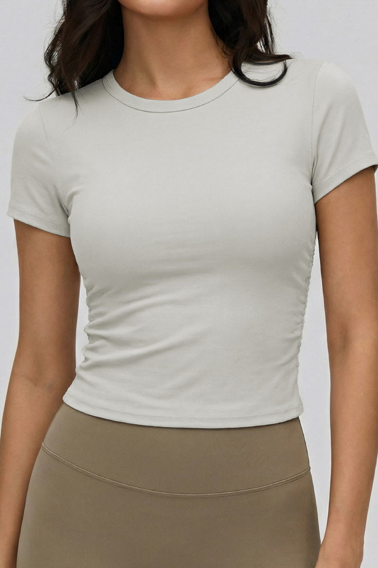 Prana Ruched Cloud Tee