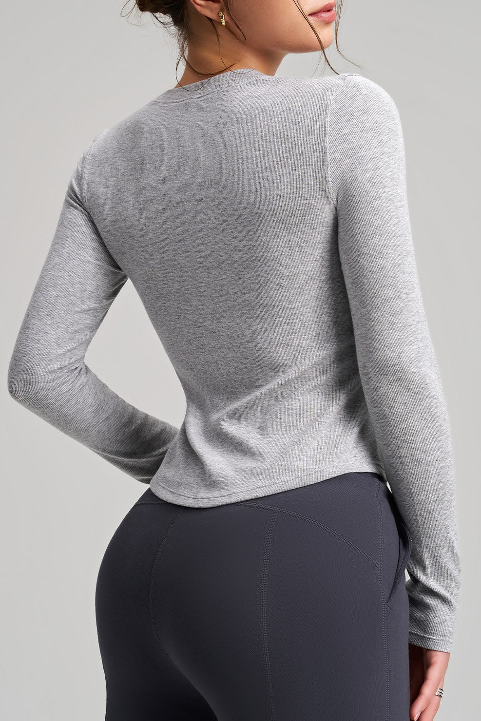 Aurelia Button Contour Long Sleeve