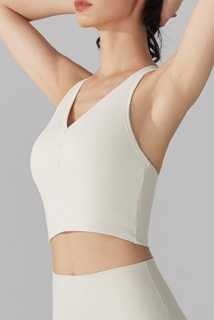 Prana Henley-Button Performance Top
