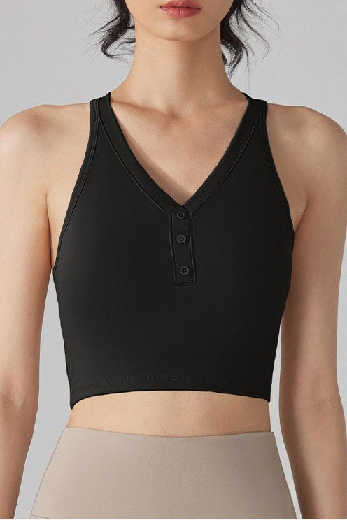 Prana Henley-Button Performance Top