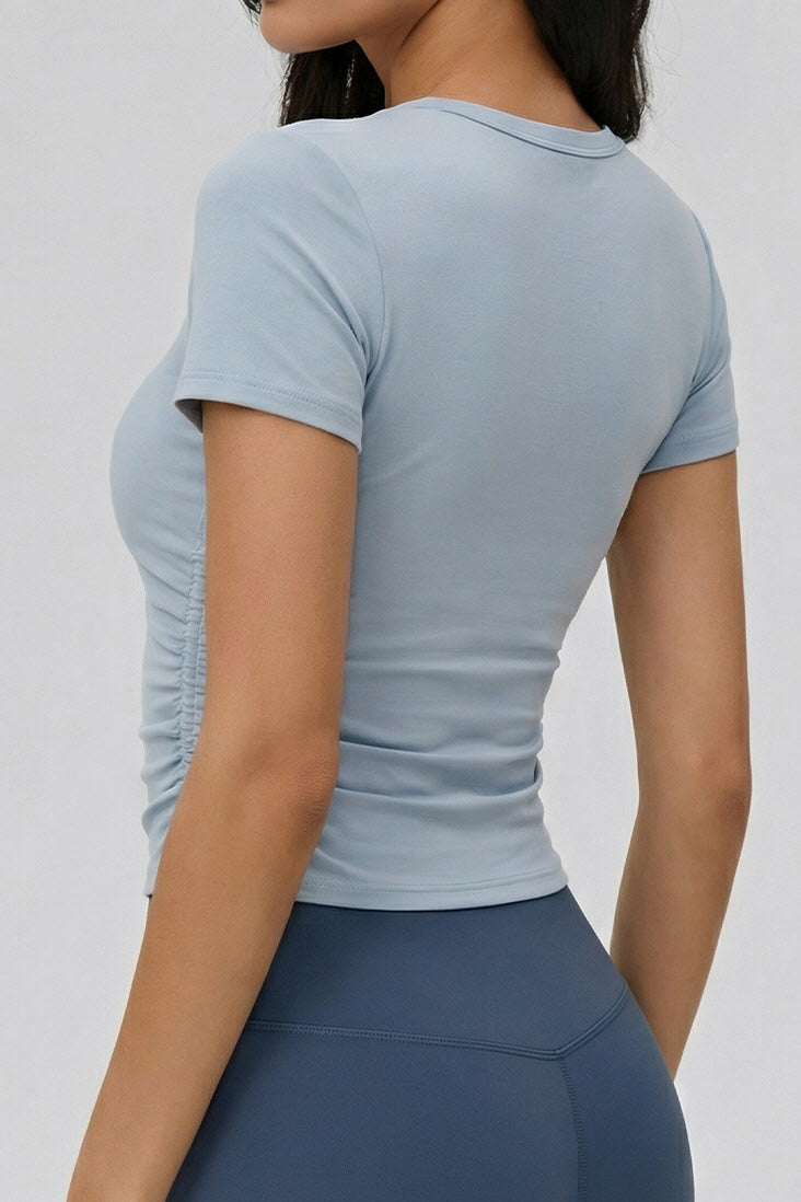 Prana Ruched Cloud Tee