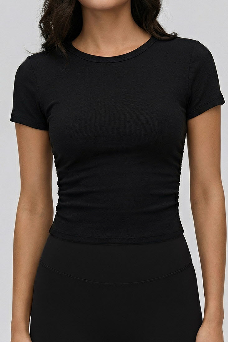 Prana Ruched Cloud Tee