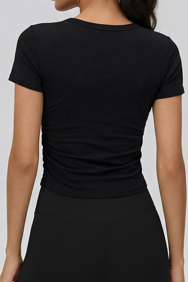 Prana Ruched Cloud Tee