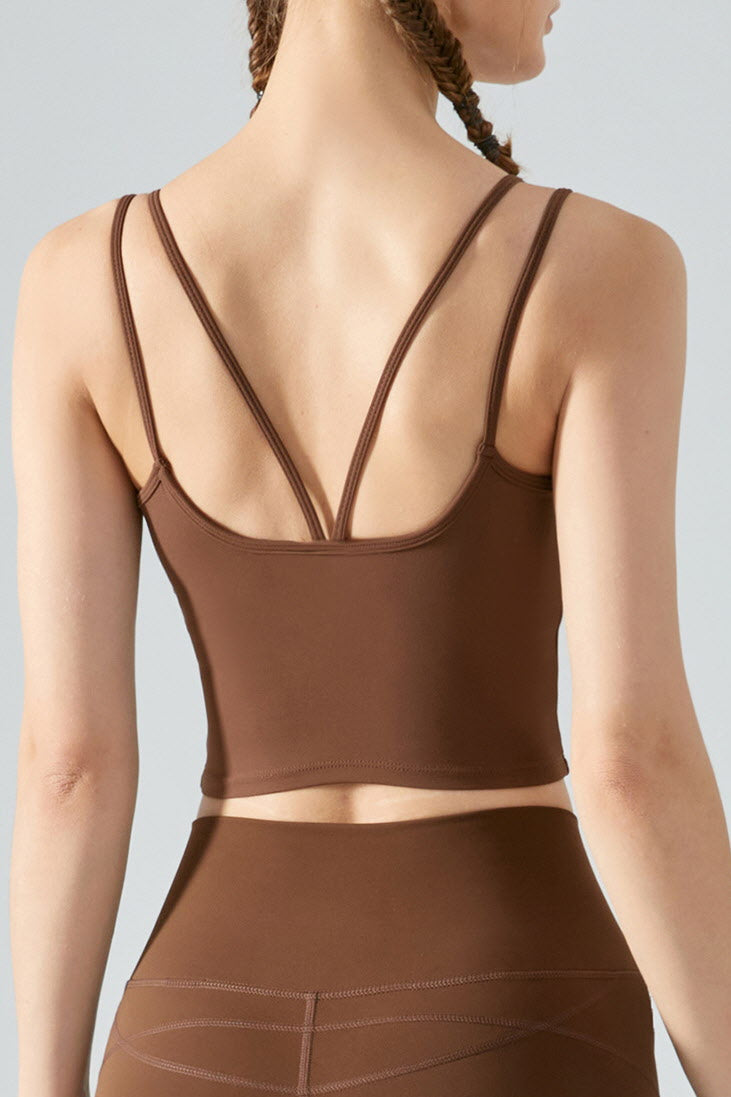 Prana Aura Skinny-Strap Bra Top